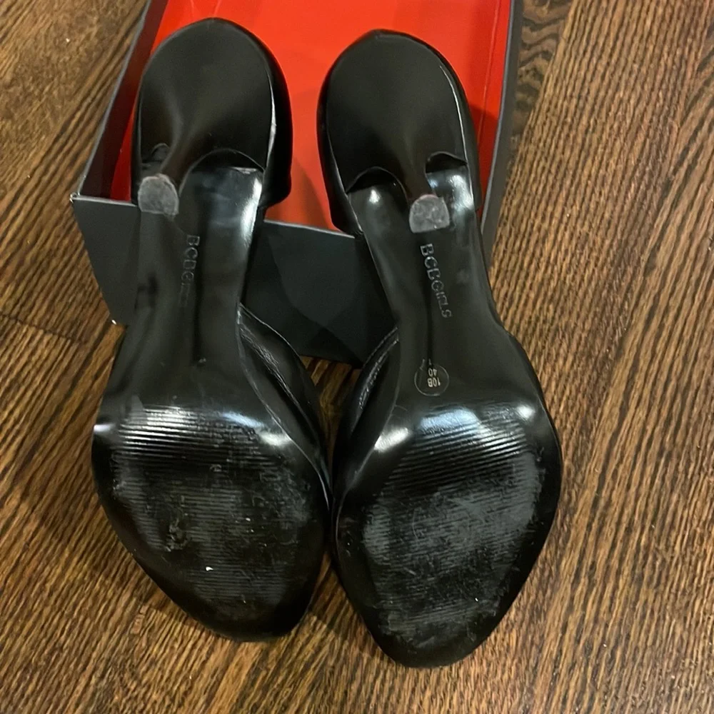 Black bcbg girl size 10 pumps - Picture 4 of 4